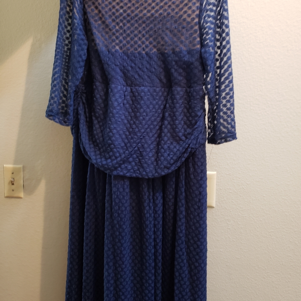Kiyonna knit,  lace illusion dress -- size 2x